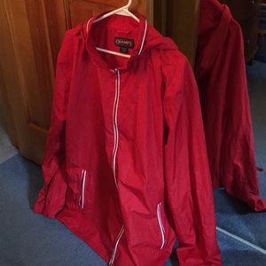 Red champs windbreaker